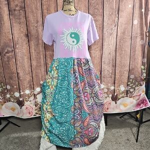 Boho Handmade Dress Sz Xs-med